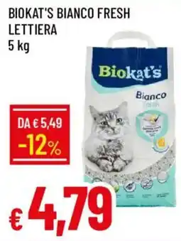 Galassia Biokat's Bianco Fresh lettiera offerta