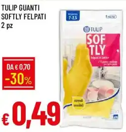 Galassia Tulip guanti softly felpati offerta