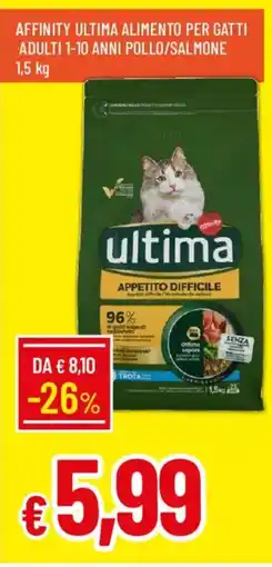 Galassia Affinity ultima alimento per gatti adulti offerta