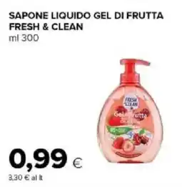Tigre Amico Sapone liquido gel di frutta fresh & clean offerta