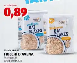 ALDI GOLDEN BRIDGE FIOCCHI D'AVENA offerta