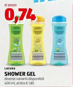 ALDI LACURA SHOWER GEL offerta