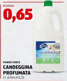 ALDI POWER FORCE CANDEGGINA PROFUMATA offerta