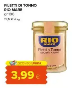 Tigre Amico Filetti di Tonno Rio Mare offerta