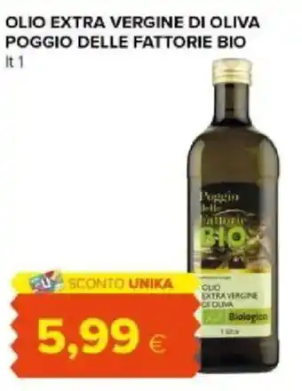 Tigre Amico Olio extra vergine di oliva Poggio delle Fattorie Bio offerta