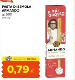 Tigre Amico Pasta di semola Armando offerta