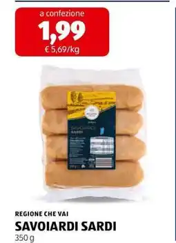 ALDI SAVOIARDI SARDI offerta