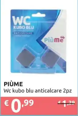 Ipersoap Piùme Wc kubo blu anticalcare offerta