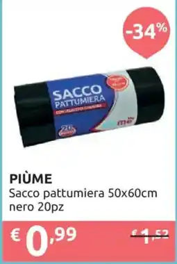 Ipersoap Sacco pattumiera PIÙME offerta