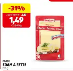 ALDI MILSANI EDAM A FETTE offerta