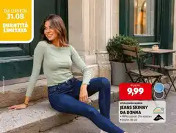 ALDI JEANS SKINNY DA DONNA offerta