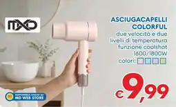 MD Discount ASCIUGACAPELLI COLORFUL offerta