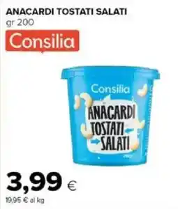 Tigre Amico Anacardi tostati salati Consilia offerta