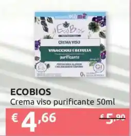 Ipersoap Ecobios Crema viso purificante offerta