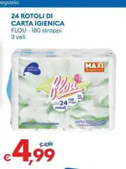 MD Discount 24 ROTOLI DI CARTA IGIENICA offerta