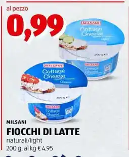 ALDI MILSANI FIOCCHI DI LATTE offerta