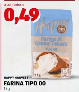 ALDI HAPPY HARVEST FARINA TIPO 00 offerta