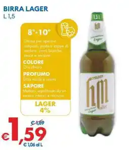 MD Discount BIRRA LAGER offerta
