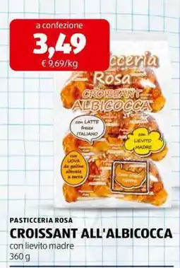 ALDI CROISSANT ALL'ALBICOCCA offerta