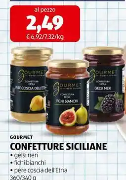 ALDI GOURMET CONFETTURE SICILIANE offerta