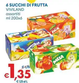 MD Discount 6 SUCCHI DI FRUTTA offerta