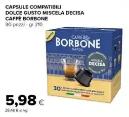 Tigre Amico Caffè Borbone Miscela Decisa offerta