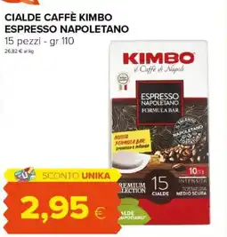 Tigre Amico Cialde caffè Kimbo Espresso Napoletano offerta