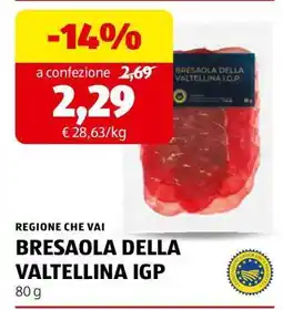 ALDI Bresaola della Valtellina IGP offerta