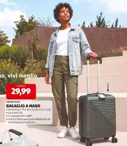 ALDI BAGAGLIO A MANO offerta