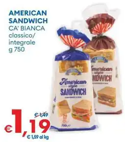 MD Discount AMERICAN SANDWICH offerta