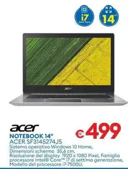 MD Discount NOTEBOOK 14 offerta