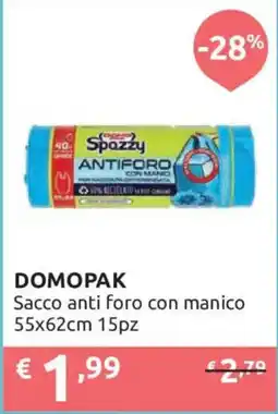 Ipersoap Domopak sacco anti foro con manico offerta