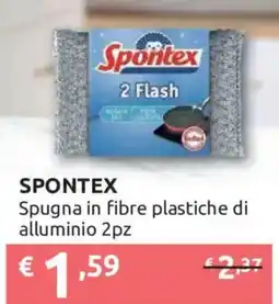 Ipersoap Spugna in fibre plastiche di alluminio offerta