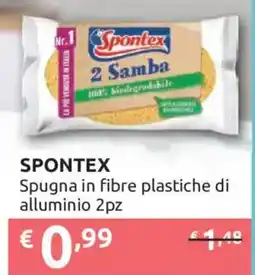 Ipersoap Spugna in fibre plastiche di alluminio offerta