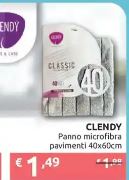 Ipersoap Clendy panno microfibra pavimenti offerta