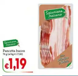 D'Italy Pancetta bacon Salumiere Italiano offerta