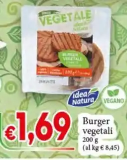 D'Italy Burger vegetali idea Natura offerta