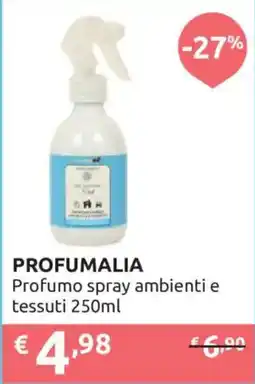 Ipersoap Profumalia profumo spray ambienti e tessuti offerta