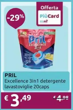 Ipersoap Pril Excellence 3in1 detergente lavastoviglie offerta