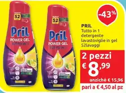 Ipersoap Pril Power Gel Tutto in 1 offerta