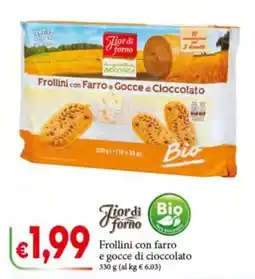 D'Italy Frollini con farro e gocce di cioccolato offerta