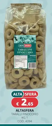 Altasfera Taralli finocchio Alta Sfera offerta