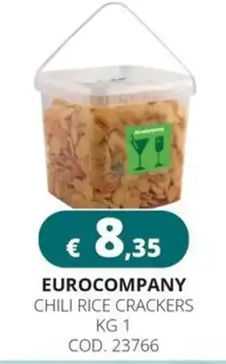 Altasfera Eurocompany chili rice crackers offerta