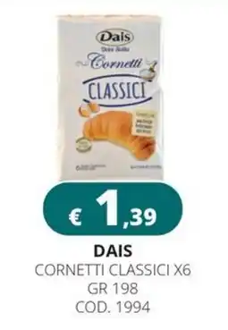 Altasfera Dais Cornetti Classici offerta
