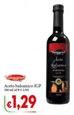 D'Italy Aceto balsamico IGP Campagnoli offerta