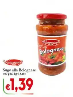 D'Italy Campagnoli Sugo alla Bolognese offerta