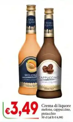 D'Italy Crema di liquore melone, cappuccino, pistachio offerta