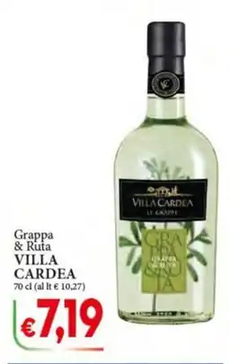 D'Italy Grappa & Ruta Villa Cardea offerta