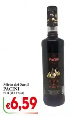 D'Italy Mirto dei Sardi Pacini offerta
