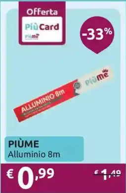 Ipersoap Piùme Alluminio 8m offerta